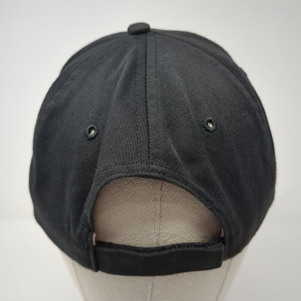 Cascade Windows Strapback Hat Solid Black Large E… - image 6